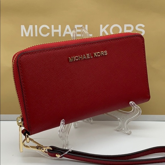 Michael Kors Jet Set Travel Phone Wallet Wristlet - Picture 5 of 16